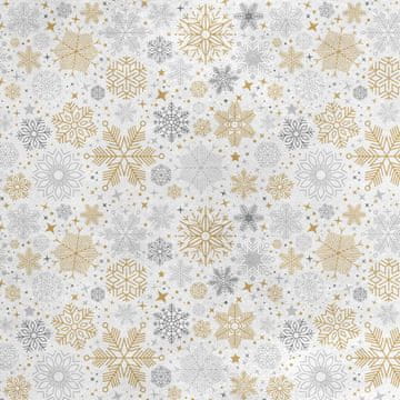 Royal Samt Stoff Polyester Zum Nähen - Motiv verschiedene Schneeflocken
