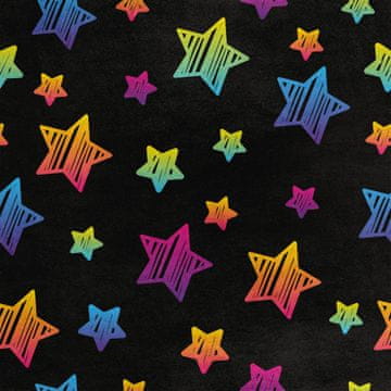 Royal Samt Stoff Polyester Zum Nähen - Motiv rebele Sterne