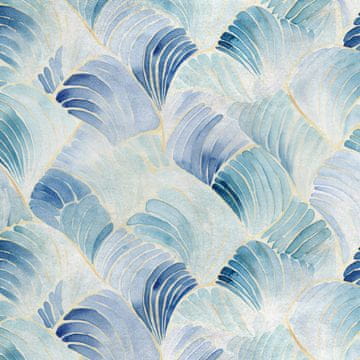 Royal Samt Stoff Polyester Zum Nähen - Motiv Abstraction - RDX2583