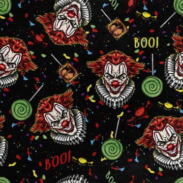 Royal Samt Stoff Polyester Zum Nähen - Motiv Clown