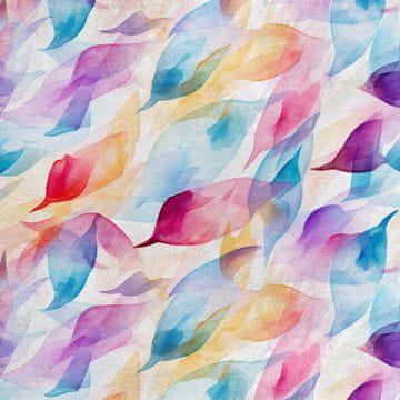Royal Samt Stoff Polyester Zum Nähen - Motiv Abstraction - RDX2382