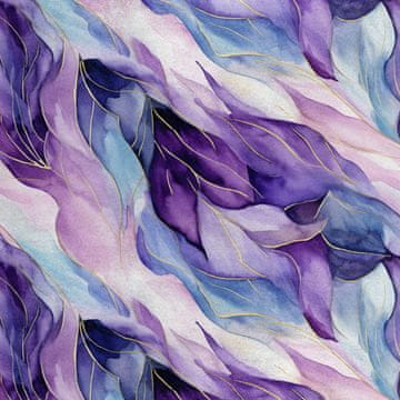Royal Samt Stoff Polyester Zum Nähen - Motiv Abstraction - RDX2620