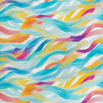Royal Samt Stoff Polyester Zum Nähen - Motiv Abstraction - RDX2632