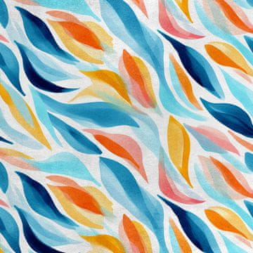 Royal Samt Stoff Polyester Zum Nähen - Motiv Abstraction - RDX2199