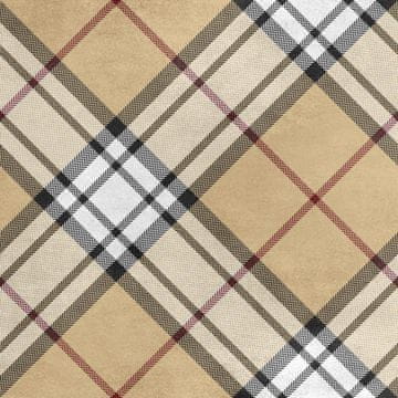 Royal Samt Stoff Polyester Zum Nähen - Motiv kariert 20