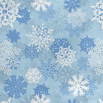 Royal Samt Stoff Polyester Zum Nähen - Motiv Winter Weihnachten