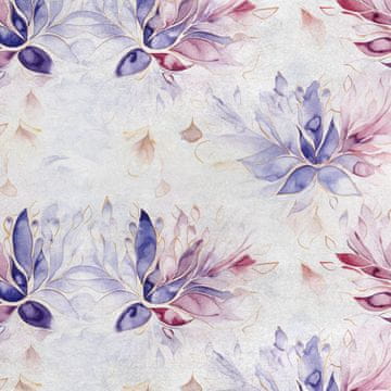 Royal Samt Stoff Polyester Zum Nähen - Motiv Abstraction - RDX2230