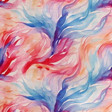 Royal Samt Stoff Polyester Zum Nähen - Motiv Abstraction - RDX2247