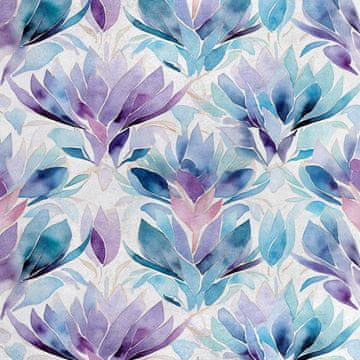 Royal Samt Stoff Polyester Zum Nähen - Motiv Abstraction - RDX2575
