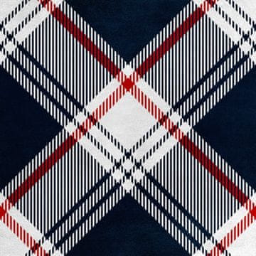 Royal Samt Stoff Polyester Zum Nähen - Motiv kariert 44