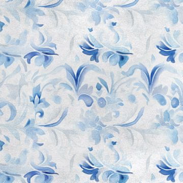 Royal Samt Stoff Polyester Zum Nähen - Motiv Abstraction - RDX2328