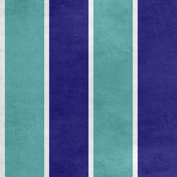 Royal Samt Stoff Polyester Zum Nähen - Motiv Blaue Streifen 2