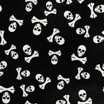 Royal Samt Stoff Polyester Zum Nähen - Motiv Gusarski simbol