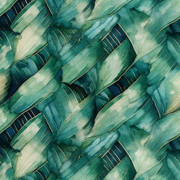 Royal Samt Stoff Polyester Zum Nähen - Motiv Abstraction - RDX2126