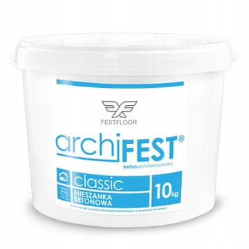 éS ARCHIFEST klasični arhitektonski beton 10 kg, prirodno siva