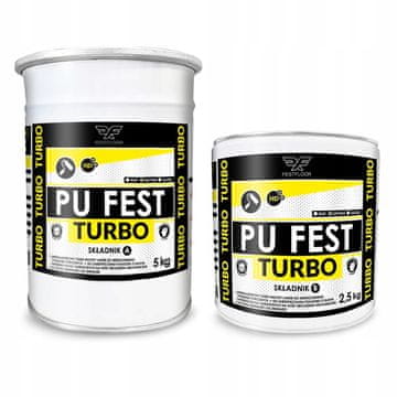 éS PU FEST TURBO POLIURETANSKI LAK 7,5 KG MAT