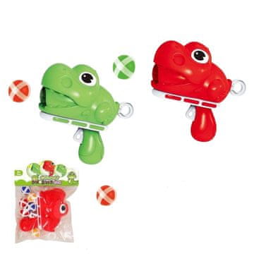 FED BACAČ DINOSAURA - KATAPULT DINOSAURA + 6 LJEPIVIH LOPTICA - SET ZA DJECU 3+