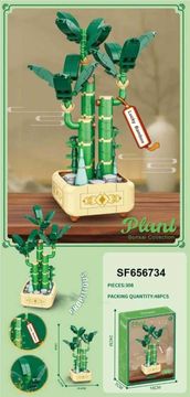 FED Bonsai - Set bambusovih blokova za sreću, 308 komada.