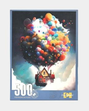 FED Slagalica od 500 dijelova - Kuća s balonima - 508 × 360 mm - Za djecu i odrasle 12+