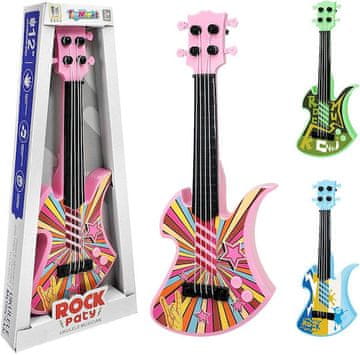FED ROCK PARTY GITARA ZA DJECU 30,5 CM - ŠARENA GLAZBENA IGRAČKA S IMPRESIVNIM DIZAJNOM