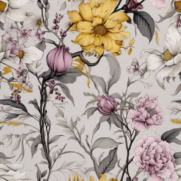 VANJSKI DEKOSTOFFE OXFORD - Motiv Blumen I DX5260