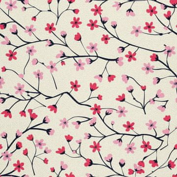 VANJSKI DEKOSTOFFE OXFORD - Motiv Blumen I DX5407