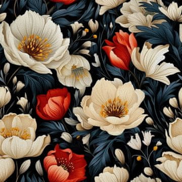 VANJSKI DECOSTOFFE OXFORD - Motiv Blumen I DX5541