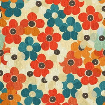 VANJSKI DECOSTOFFE OXFORD - Motiv Blumen I DX5671