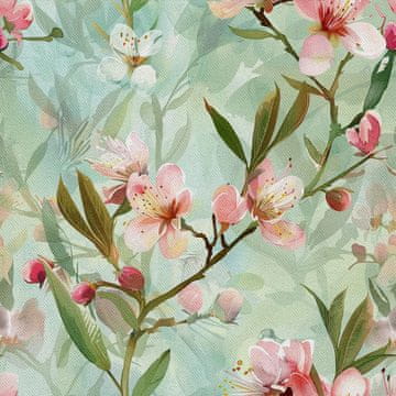 VANJSKI DEKOSTOFFE OXFORD - Motiv Frühling I DX7342