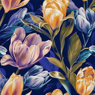 VANJSKI DEKOSTOFFE OXFORD - Motiv Frühling I DX7361