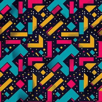 VANJSKI DEKOSTOFFE OXFORD - Motiv Geometrisch I DX3491