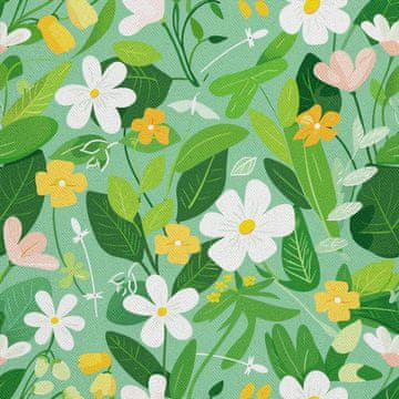 VANJSKI DEKOSTOFFE OXFORD - Motiv Frühling I DX7157