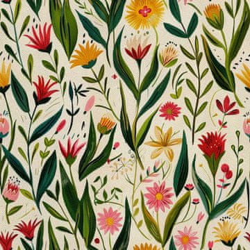 VANJSKI DEKOSTOFFE OXFORD - Motiv Frühling I DX7182