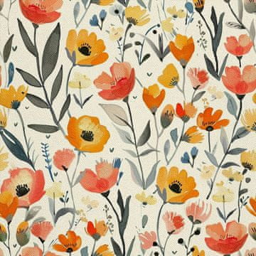VANJSKI DEKOSTOFFE OXFORD - Motiv Frühling I DX7227