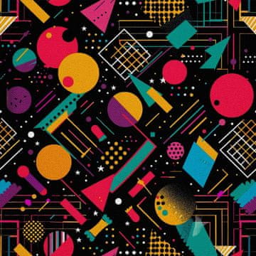 VANJSKI DEKOSTOFFE OXFORD - Motiv Geometrisch I DX3168