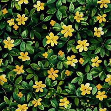 VANJSKI DEKOSTOFFE OXFORD - Motiv Frühling I DX7258