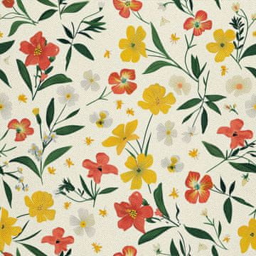 VANJSKI DEKOSTOFFE OXFORD - Motiv Frühling I DX7152
