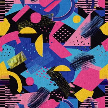 VANJSKI DEKOSTOFFE OXFORD - Motiv Geometrisch I DX3571
