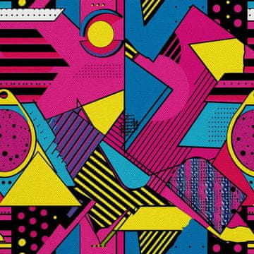 VANJSKI DEKOSTOFFE OXFORD - Motiv Geometrisch I DX3220