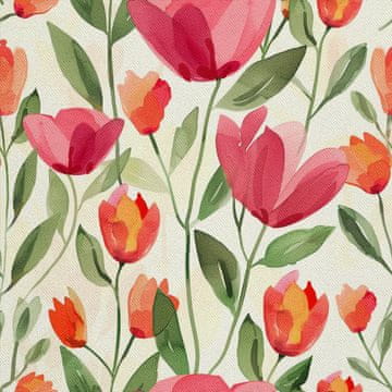 VANJSKI DEKOSTOFFE OXFORD - Motiv Frühling I DX7417