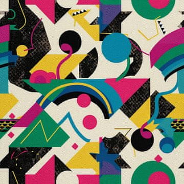 VANJSKI DEKOSTOFFE OXFORD - Motiv Geometrisch I DX3595