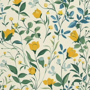 VANJSKI DEKOSTOFFE OXFORD - Motiv Frühling I DX7355