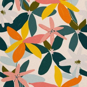 VANJSKI DEKOSTOFFE OXFORD - Motiv Blumen I DX5640