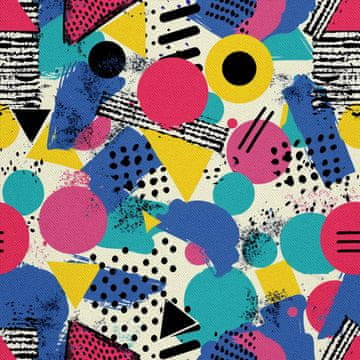 VANJSKI DEKOSTOFFE OXFORD - Motiv Geometrisch I DX3427