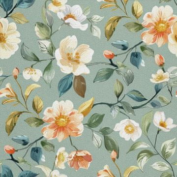 VANJSKI DEKOSTOFFE OXFORD - Motiv Frühling I DX7381