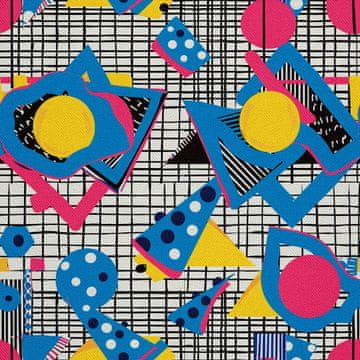 VANJSKI DEKOSTOFFE OXFORD - Motiv Geometrisch I DX3143