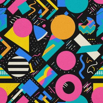 VANJSKI DEKOSTOFFE OXFORD - Motiv Geometrisch I DX3617