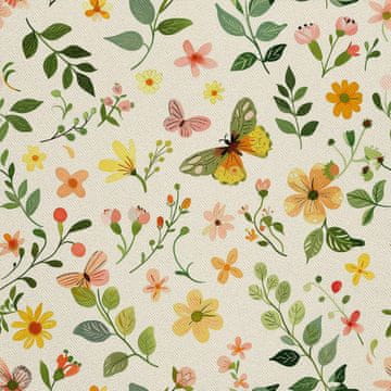 VANJSKI DEKOSTOFFE OXFORD - Motiv Frühling I DX7610