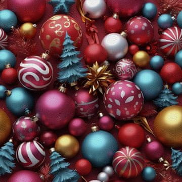 VANJSKI DEKOSTOFFE OXFORD - Motiv Weihnachtsferien | DX1858