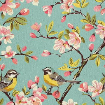VANJSKI DEKOSTOFFE OXFORD - Motiv Frühling I DX7431